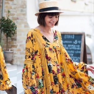 Zaful Floral Tunic Dress